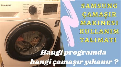 Çamaşır Makinesi Programları: Hangi Program Ne İşe Yarar?